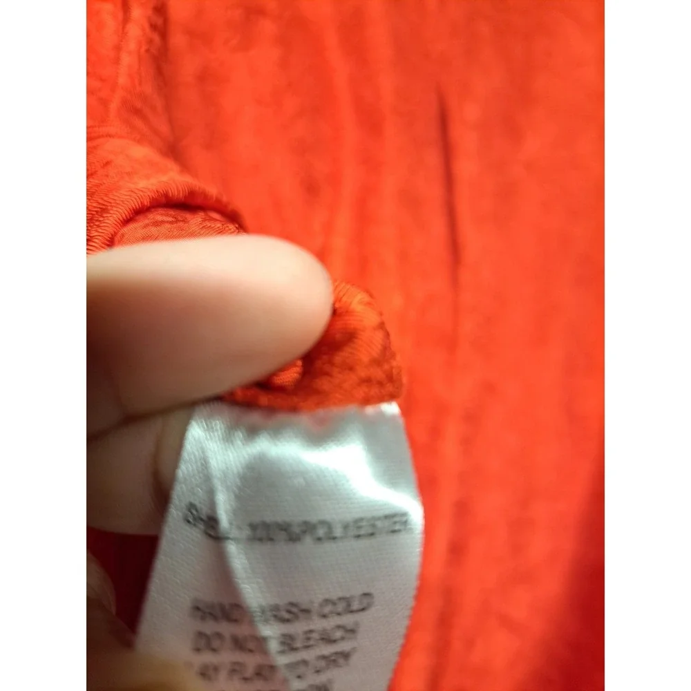 Revolve House Of Harlow 1960 Women Red Button‎ Down Long Sleeve Blouse Size XS